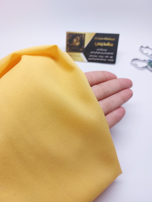 لایه حریر زرد خردلی (کد 2 _ 1.50 سانتی متر)