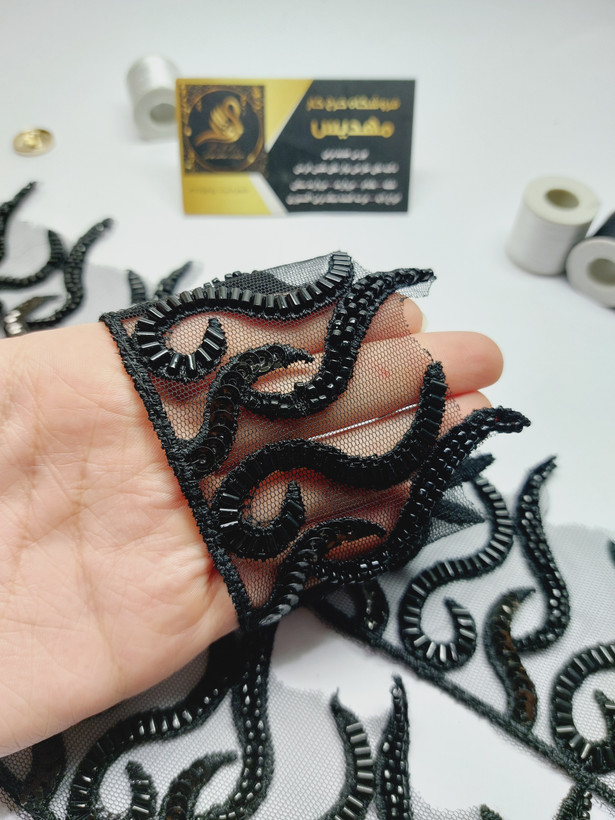 نوار منجوقدوزی پیچ خورده (کد _ 48)
