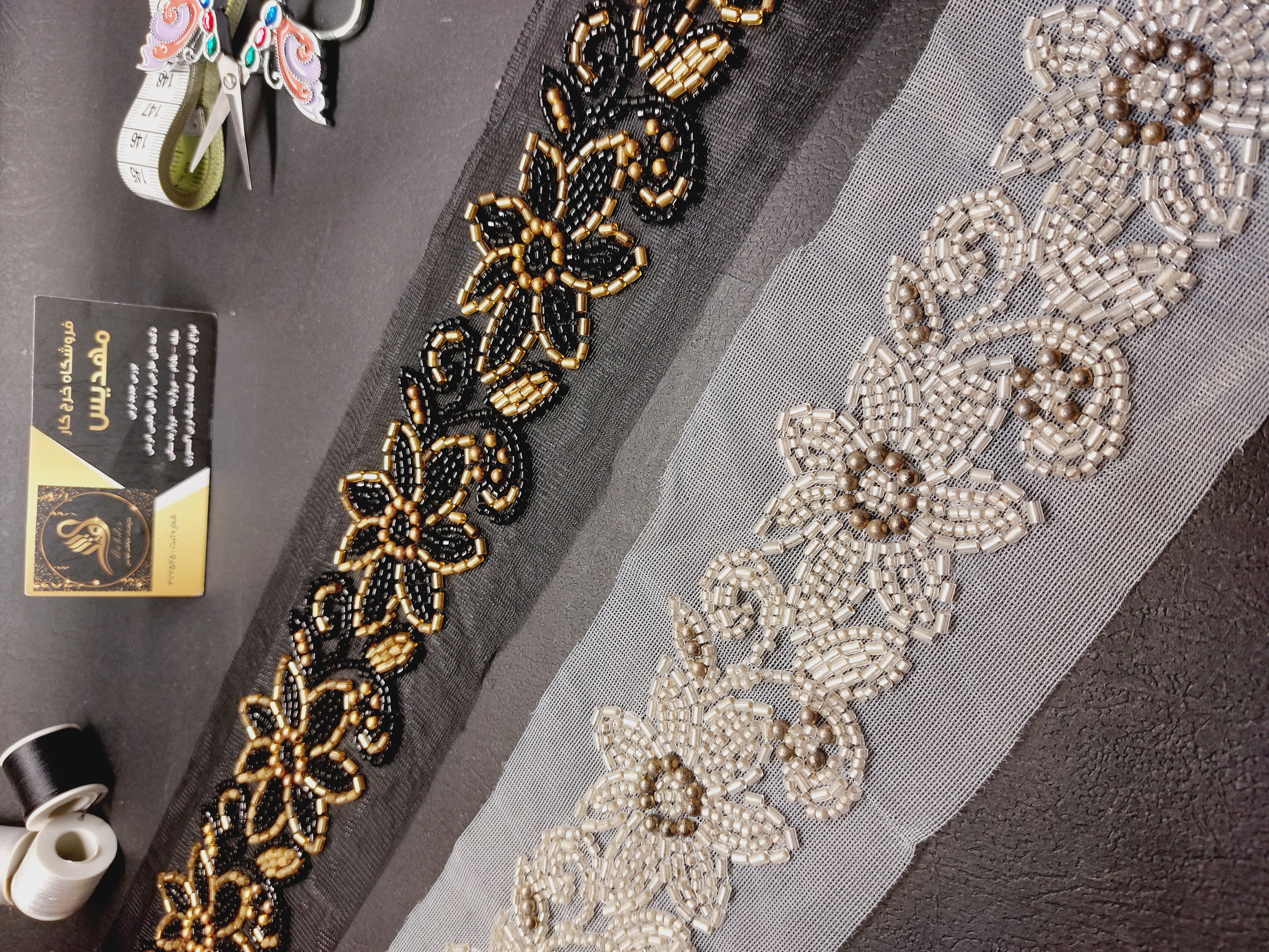 نوار منجوقدوزی طرح گل(کد _ 72)